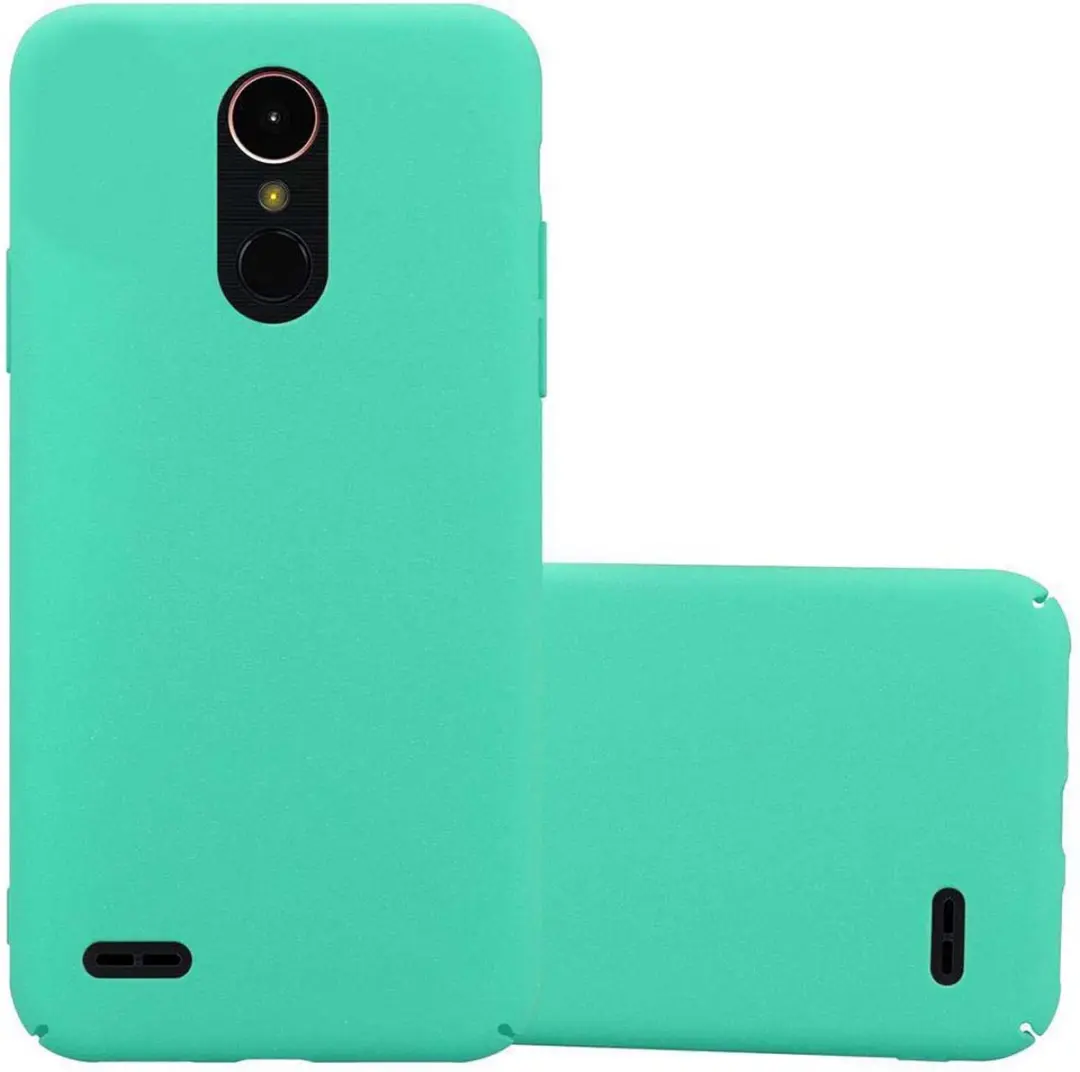 Cadorabo Hoesje geschikt voor LG K10 2017 in FROSTY GROEN