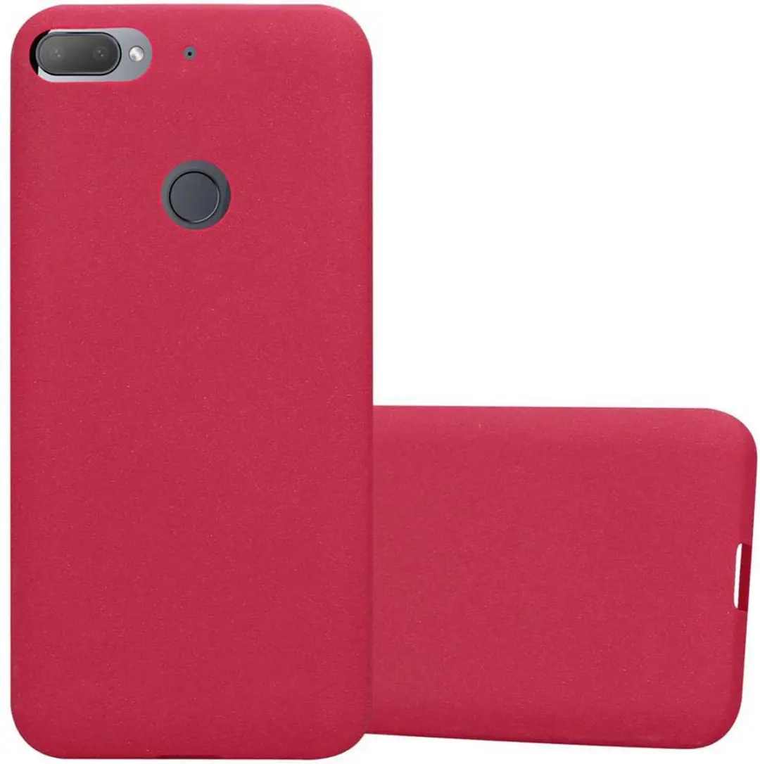 Cadorabo Hoesje geschikt voor HTC Desire 12 PLUS in FROST ROOD