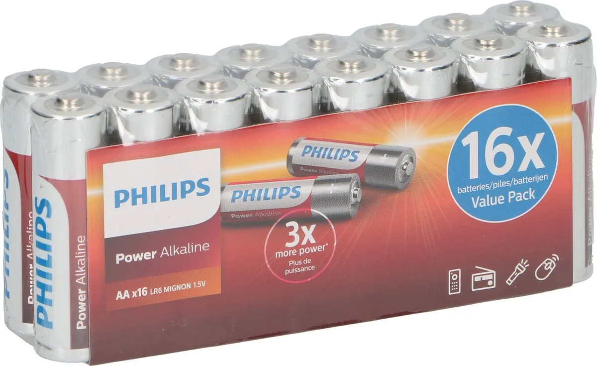 Philips AA Alkaline Batterij 2500mAh