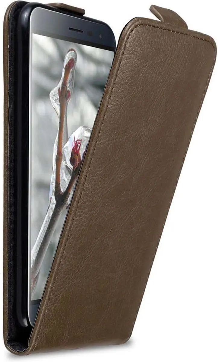 Cadorabo Hoesje geschikt voor Asus ZenFone 3 (5.2 Zoll) in KOFFIE BRUIN