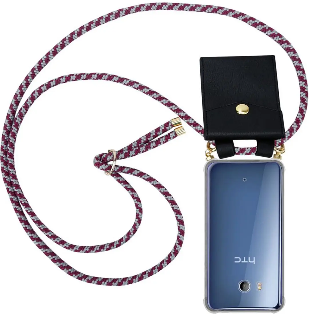 Cadorabo Hoesje geschikt voor HTC OCEAN / U11 in ROOD WIT