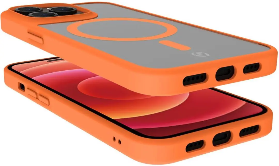 Celly Magmatt MAGMATT1027YL Hoesje iPhone 14 Pro Max - Geel - afbeelding 4 van 5