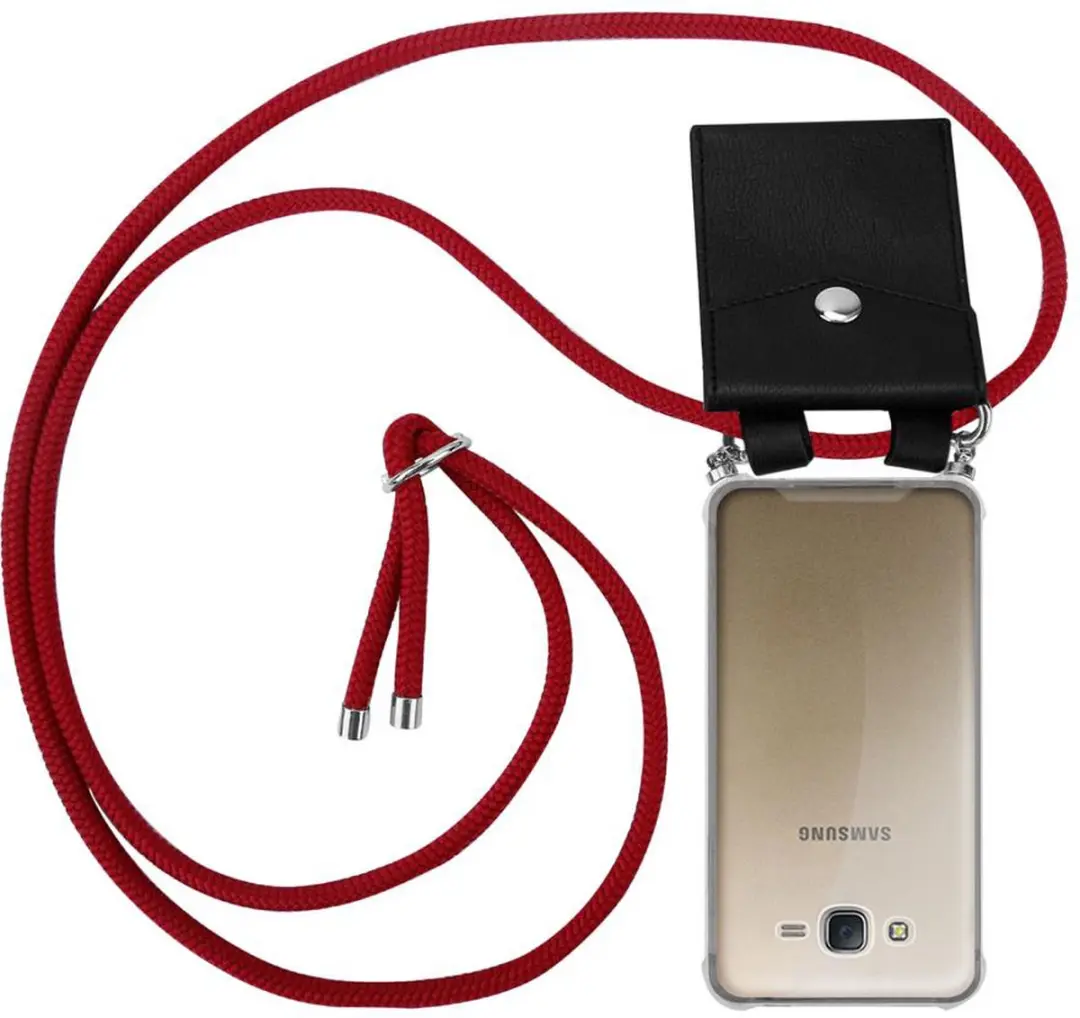 Cadorabo Hoesje geschikt voor Samsung Galaxy J7 2015 in ROBIJN ROOD