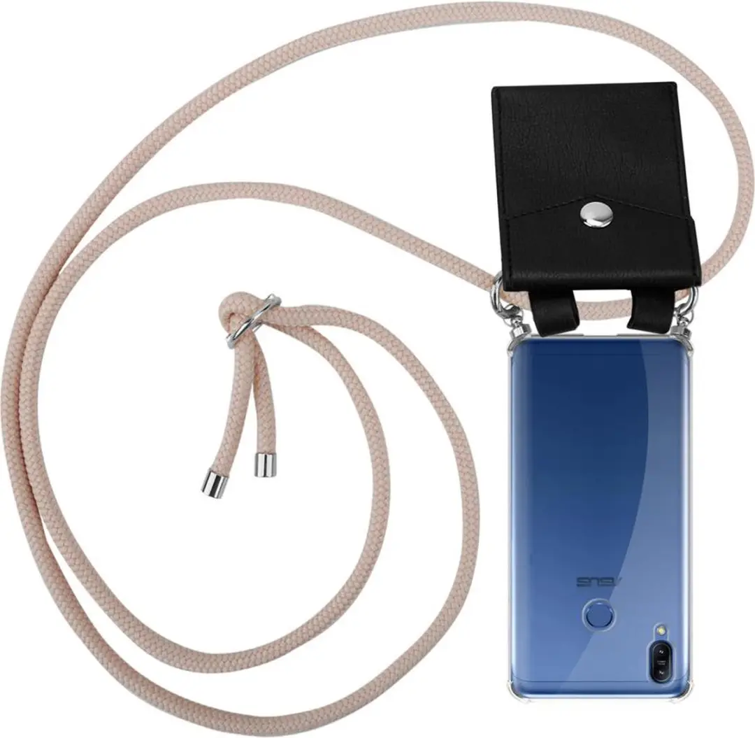 Cadorabo Hoesje geschikt voor Asus ZenFone MAX M2 in PEARLY ROSE GOUD