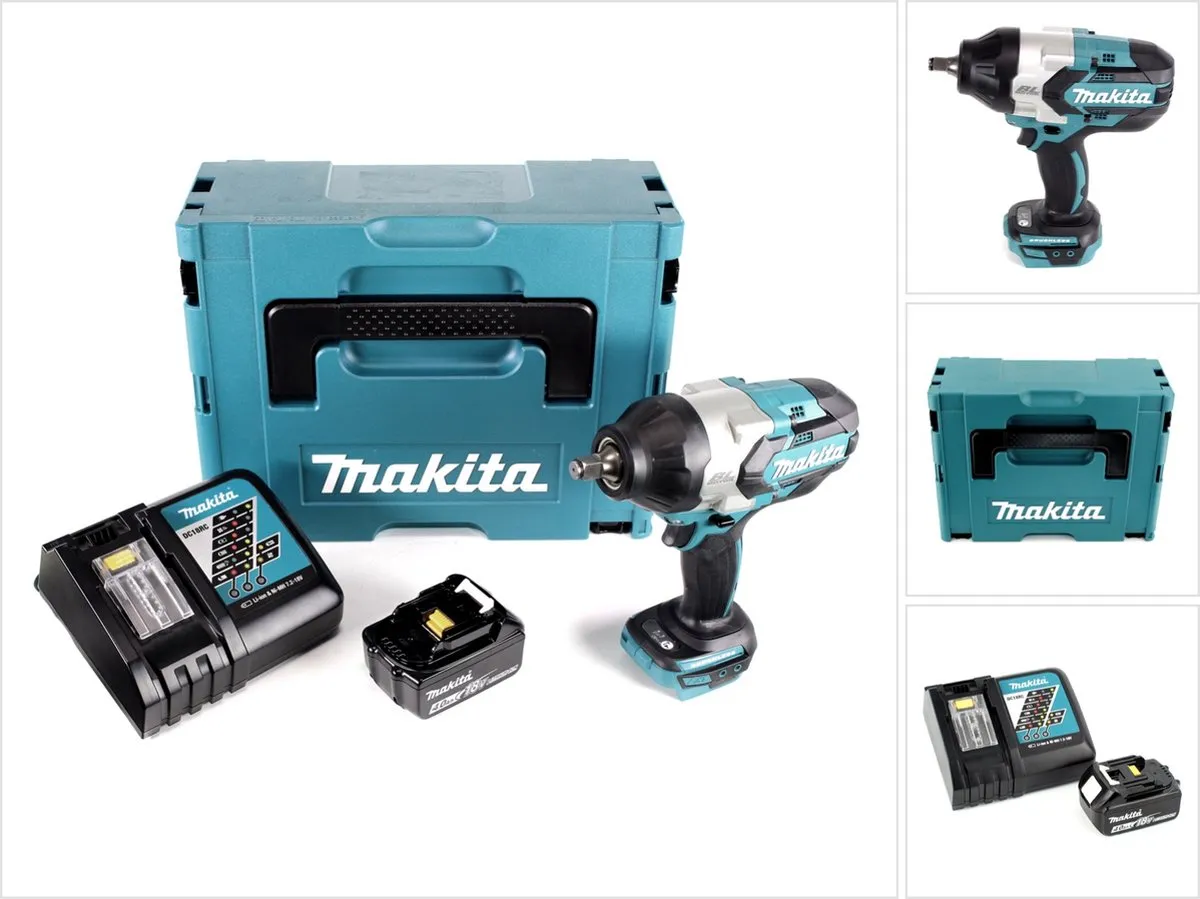 Makita DTW 1002 RM1J Slagmoersleutel 18V 1000Nm