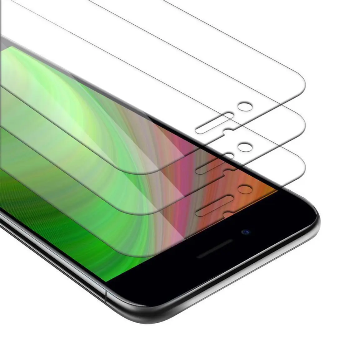 Cadorabo 3x Screenprotector geschikt voor Apple iPhone 7 / 7S / 8 / SE 2020