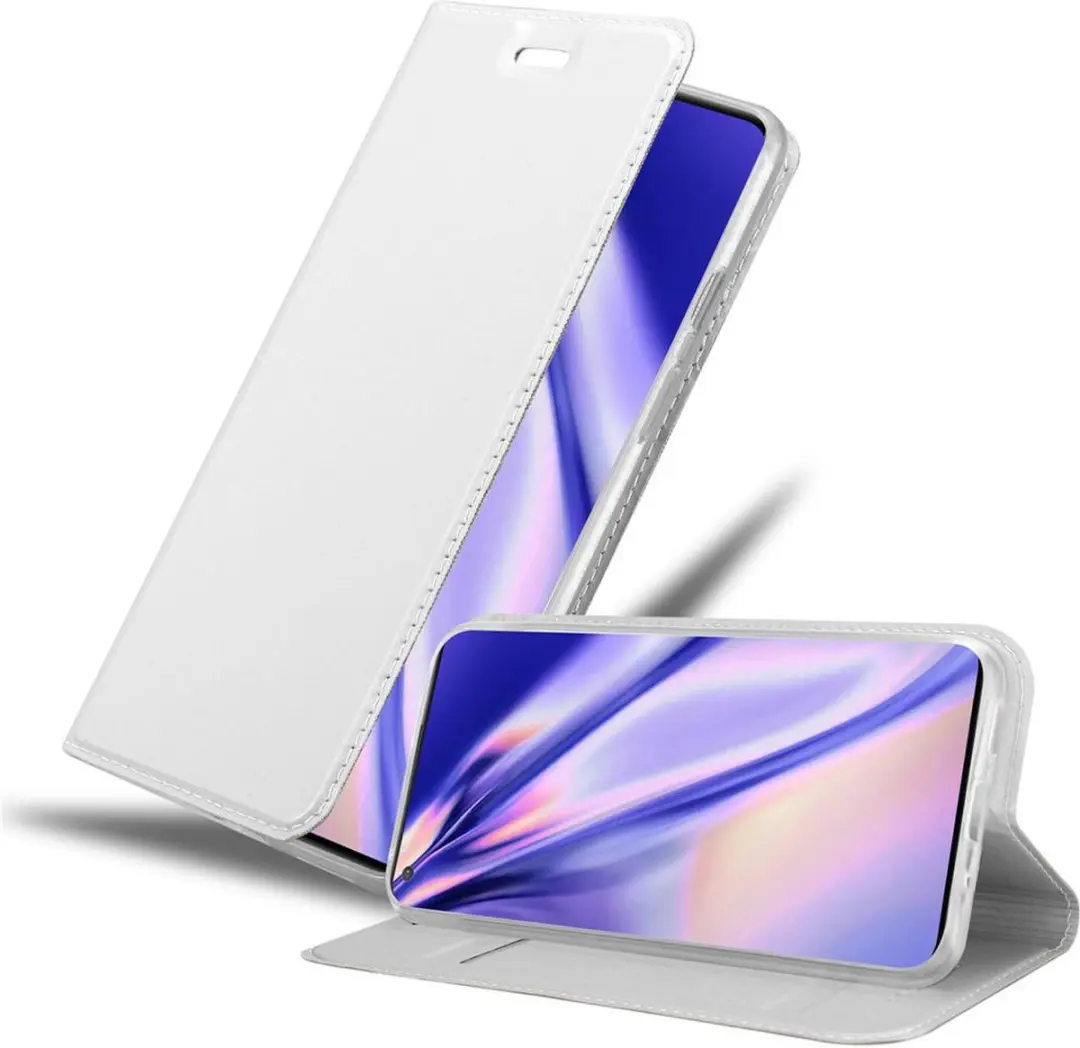 Cadorabo Hoesje geschikt voor OnePlus 8 PRO in CLASSY ZILVER