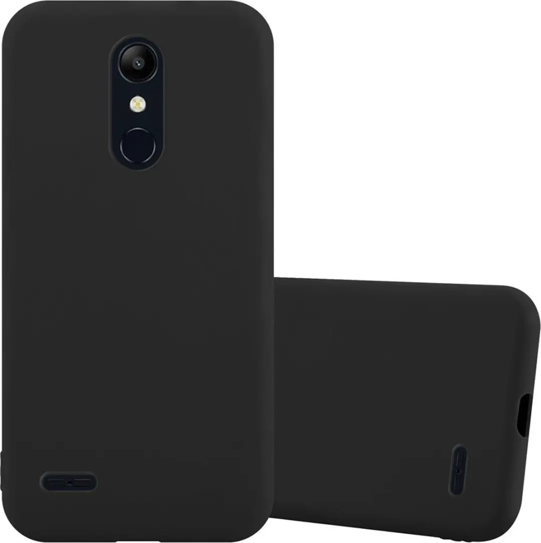 Cadorabo Hoesje geschikt voor LG K10 2018 / K11 / K11 PLUS in CANDY ZWART