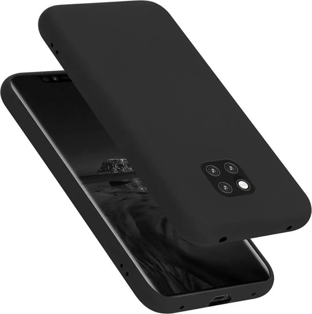 Cadorabo Hoesje geschikt voor Huawei MATE 20 PRO in LIQUID ZWART