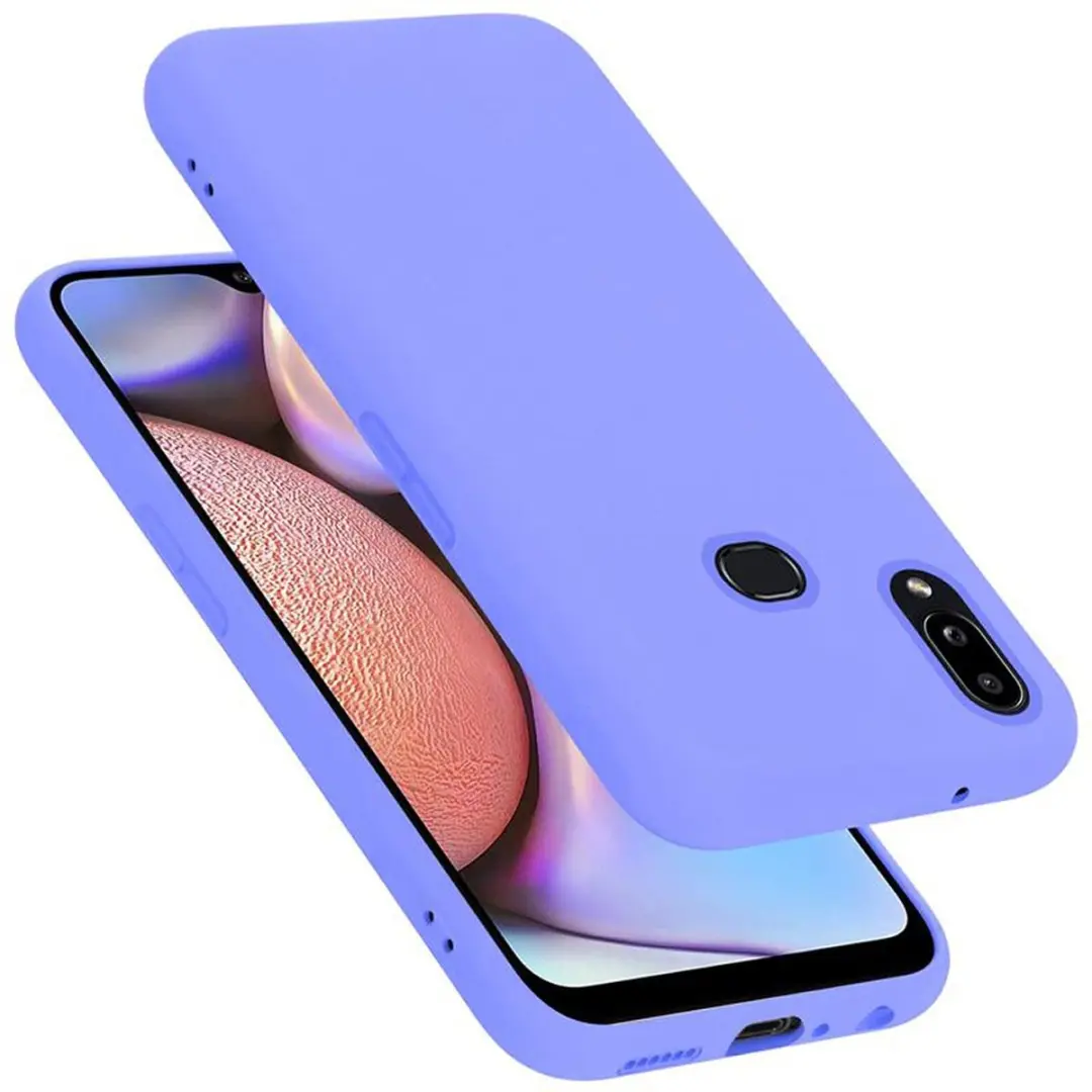 Cadorabo Hoesje geschikt voor Samsung Galaxy A10s / M01s in LIQUID LICHT PAARS