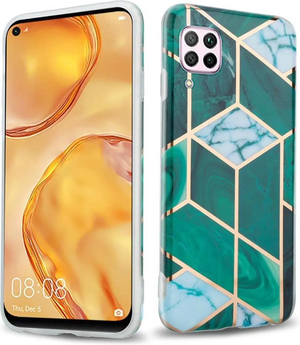 Cadorabo Hoesje geschikt voor Huawei NOVA 6 SE / P40 LITE / NOVA 7i in Donkergro