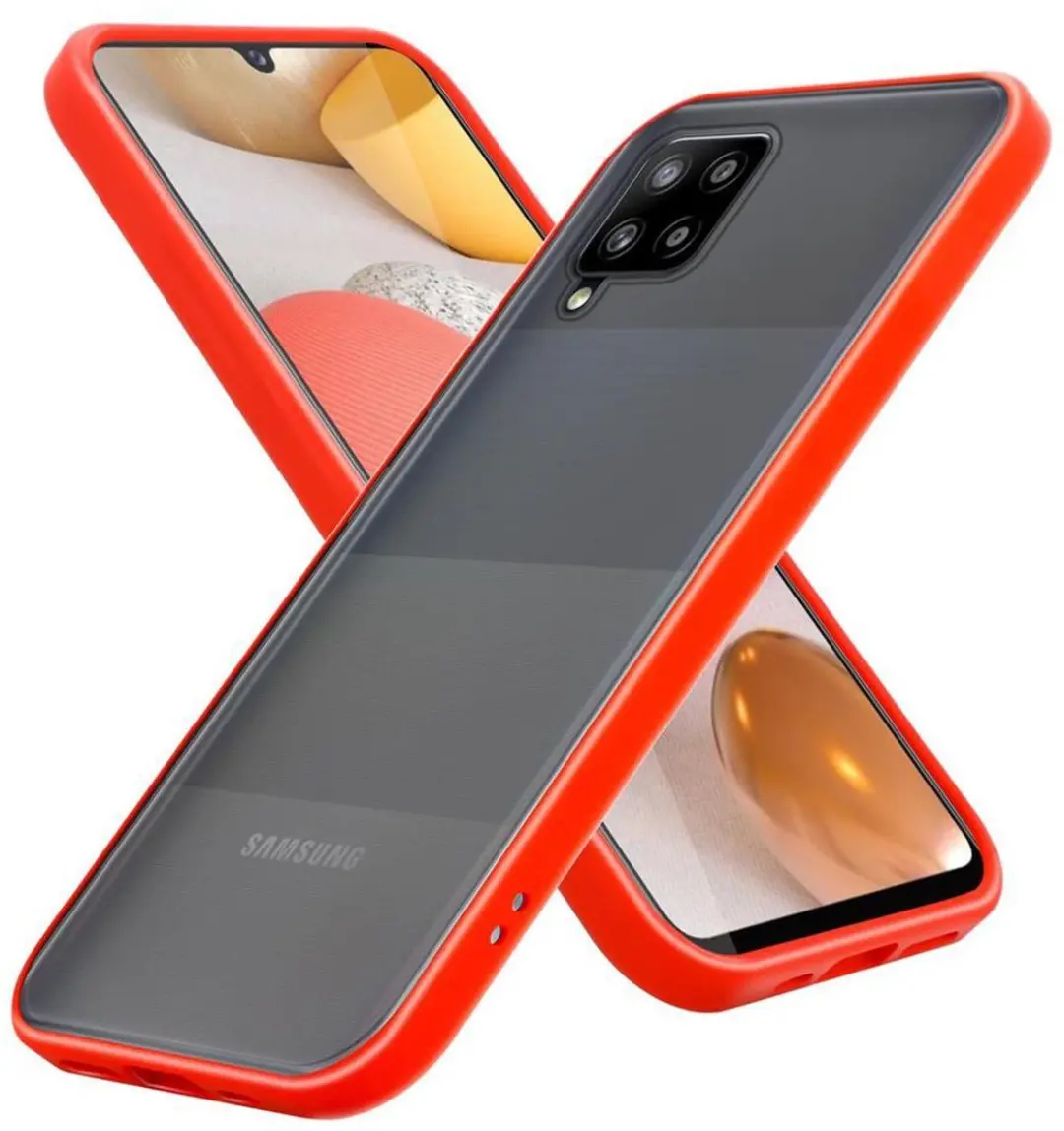 Cadorabo Hoesje geschikt voor Samsung Galaxy A42 5G / M42 5G in Mat Rood