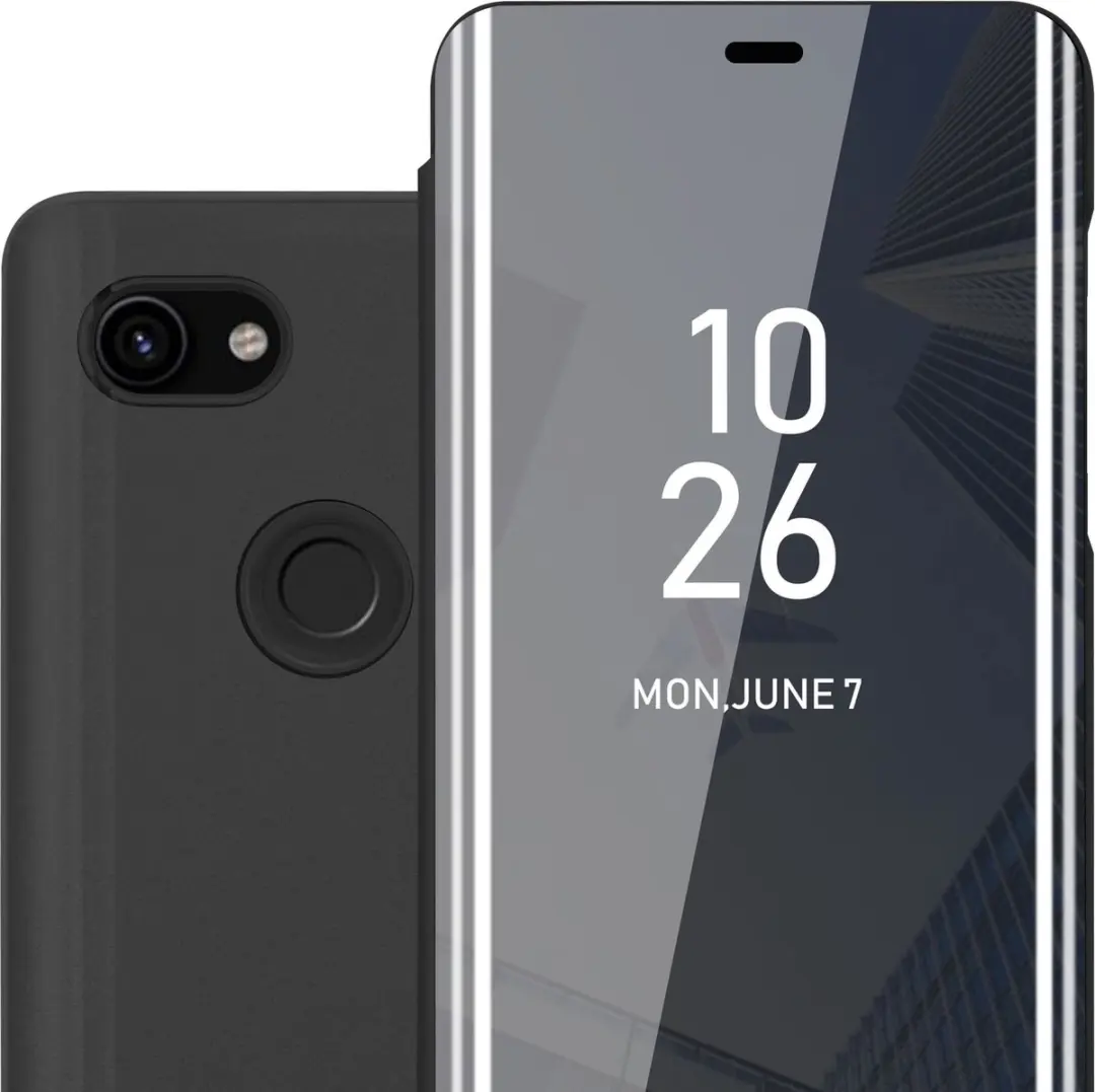 Cadorabo Hoesje geschikt voor Google PIXEL 3A XL in TOERMALIJN ZWART