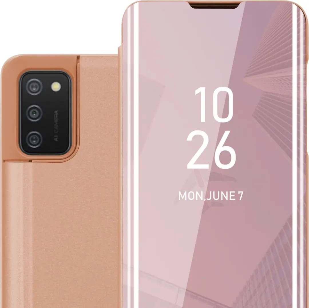 Cadorabo Hoesje geschikt voor Samsung Galaxy A02s in KUNZIET ROZE