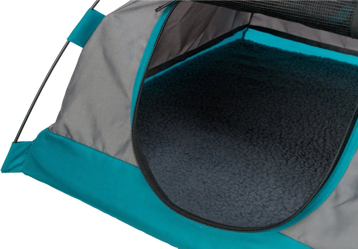 Trixie Honden Tent Donkergrijs/Petrol 47x47x34cm