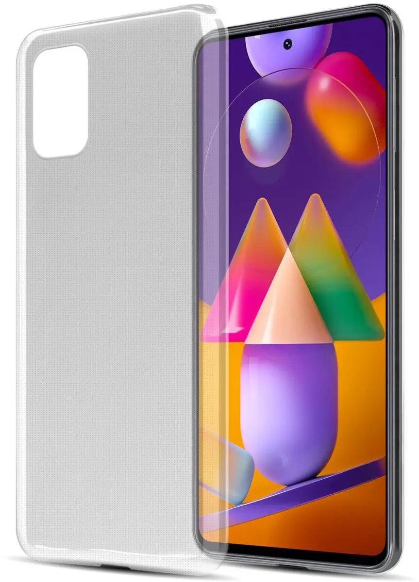 Cadorabo Hoesje geschikt voor Samsung Galaxy M31s in VOLLEDIG TRANSPARANT