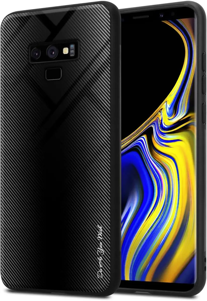 Cadorabo Hoesje geschikt voor Samsung Galaxy NOTE 9 in OPAAL ZWART