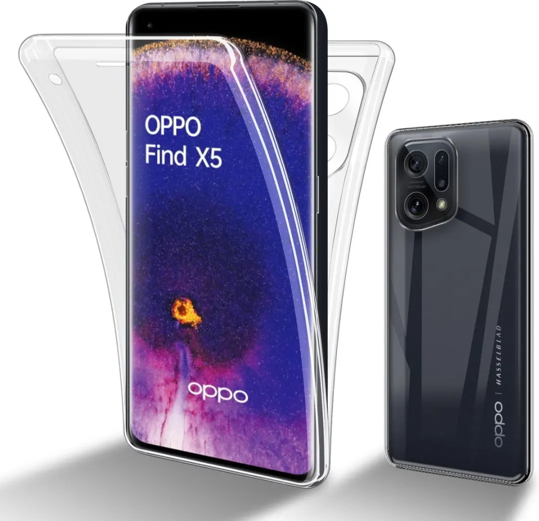 Cadorabo Hoesje geschikt voor Oppo FIND X5 in TRANSPARANT