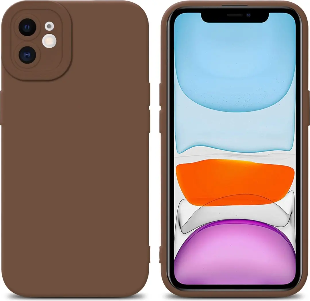 Cadorabo Hoesje geschikt voor Apple iPhone 11 in FLUID BRUIN