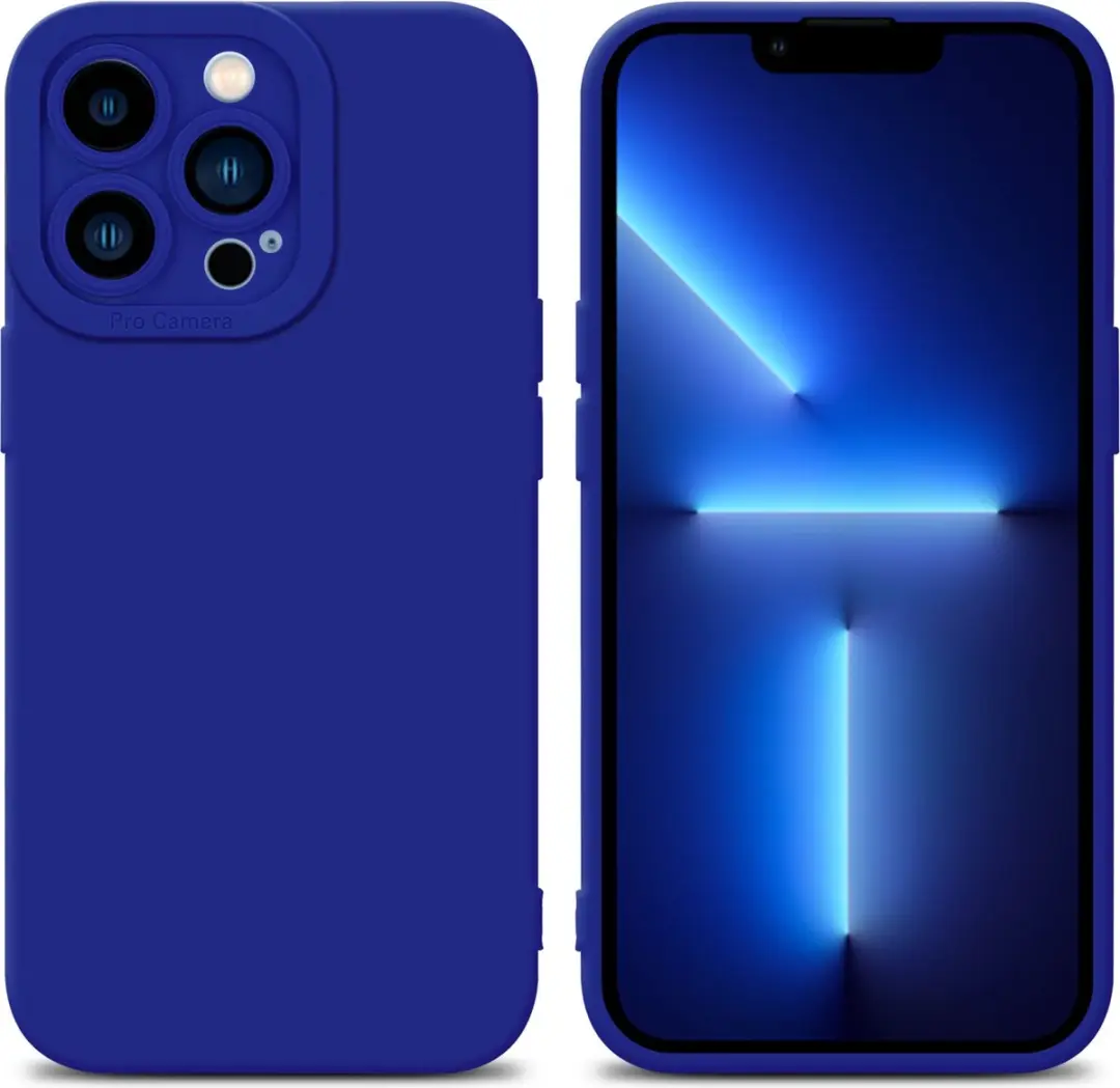 Cadorabo Hoesje geschikt voor Apple iPhone 12 PRO MAX in FLUID BLAUW