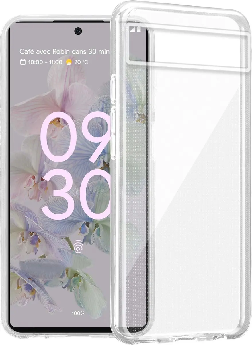 Cadorabo Hoesje geschikt voor Google PIXEL 6A in VOLLEDIG TRANSPARANT