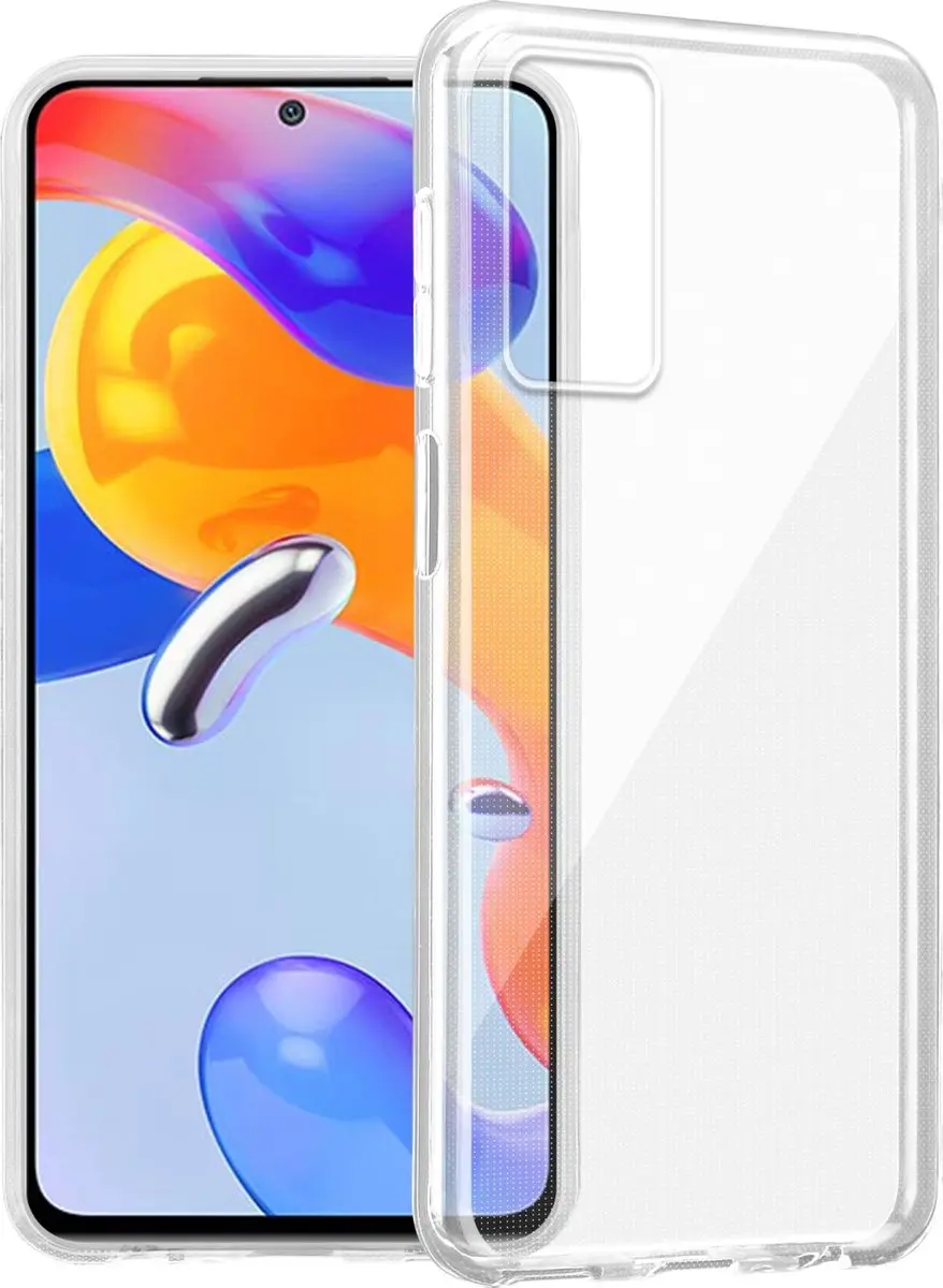 Cadorabo Hoesje geschikt voor Xiaomi RedMi NOTE 11 PRO+ in VOLLEDIG TRANSPARANT