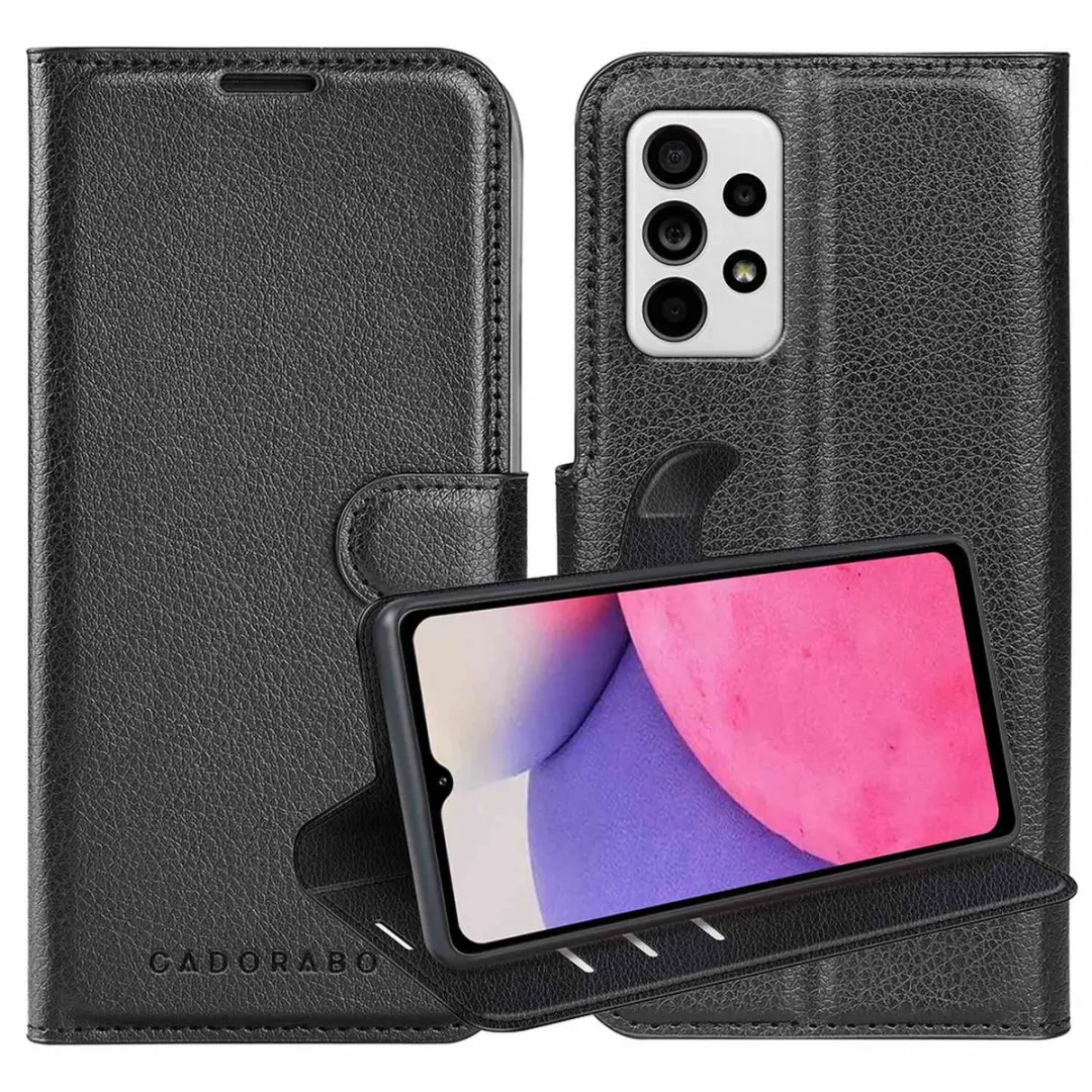 Cadorabo Hoesje geschikt voor Samsung Galaxy A33 5G in PHANTOM ZWART