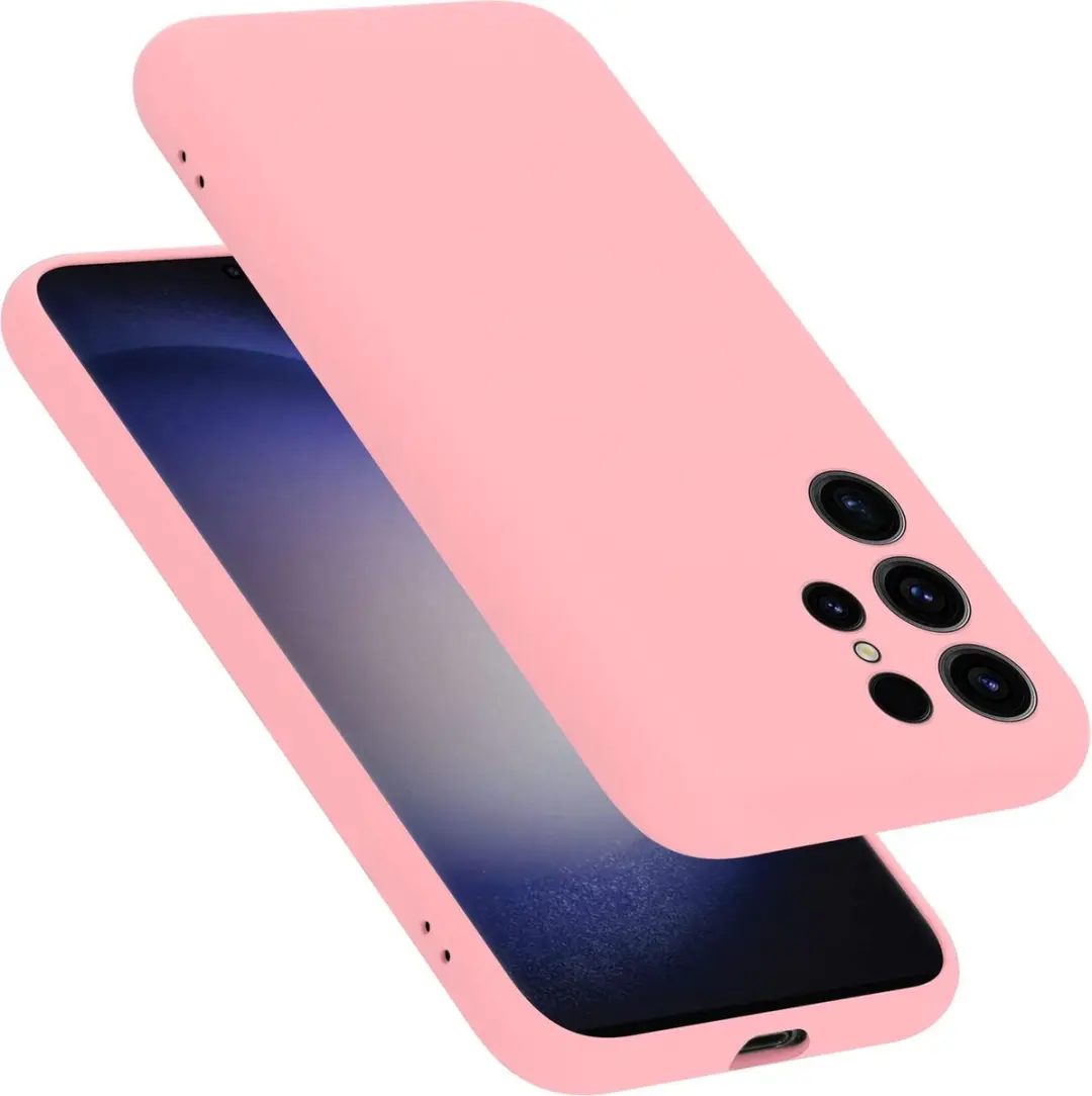 Cadorabo Hoesje geschikt voor Samsung Galaxy S23 ULTRA in LIQUID ROZE