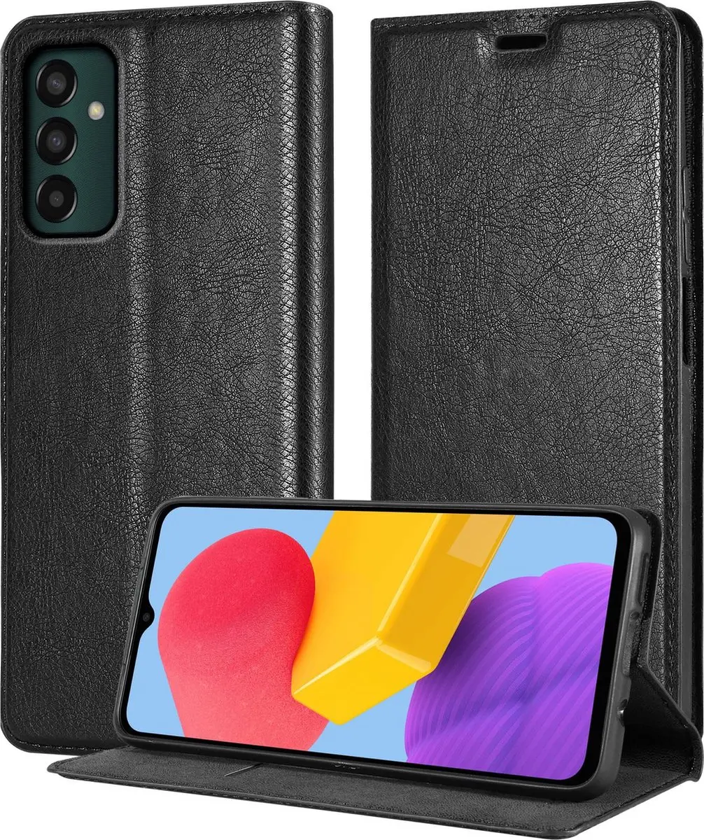 Cadorabo Hoesje geschikt voor Samsung Galaxy M13 4G in ZWARTE NACHT