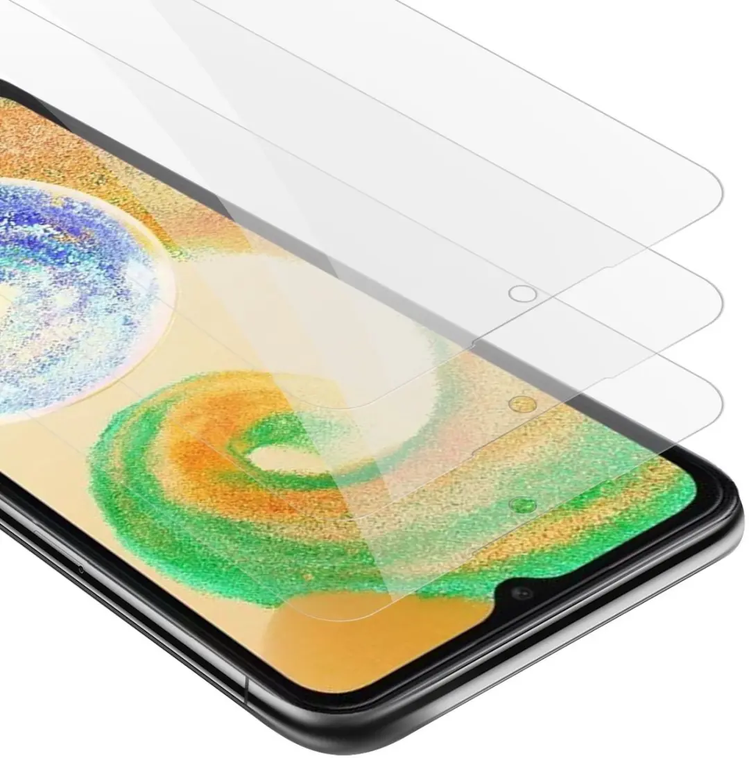 Cadorabo 3x Screenprotector geschikt voor Samsung Galaxy A04s