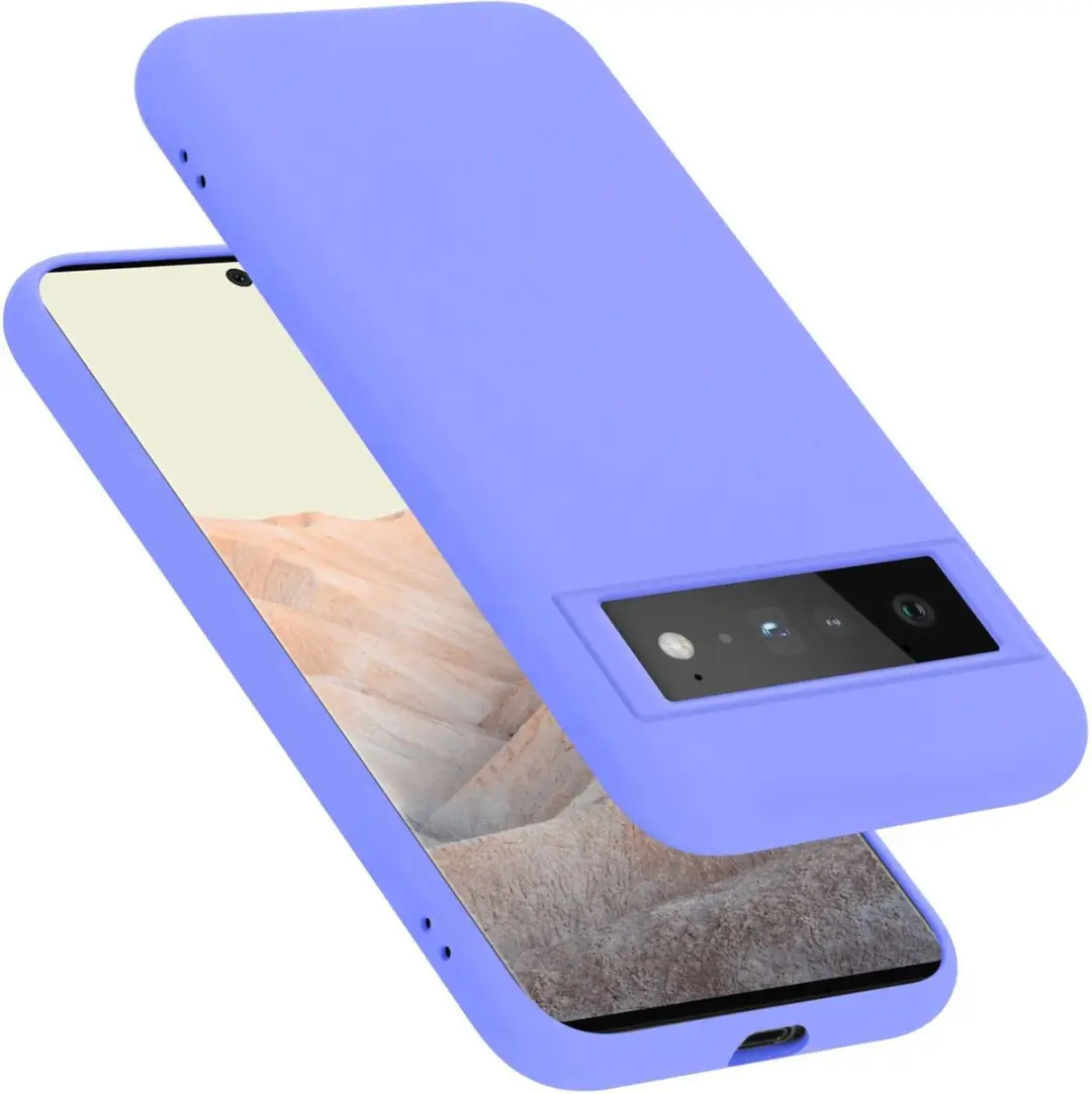 Cadorabo Hoesje geschikt voor Google PIXEL 6 PRO in LIQUID LICHT PAARS