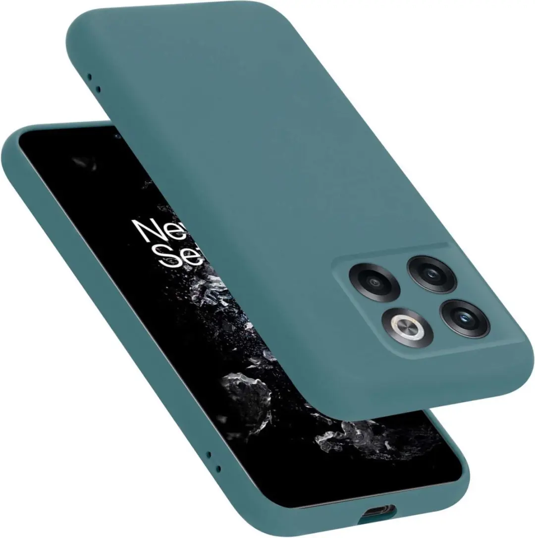 Cadorabo Hoesje geschikt voor OnePlus 10T / ACE PRO in LIQUID GROEN