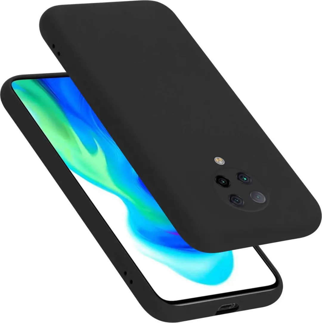 Cadorabo Hoesje geschikt voor Xiaomi POCO F2 PRO in LIQUID ZWART