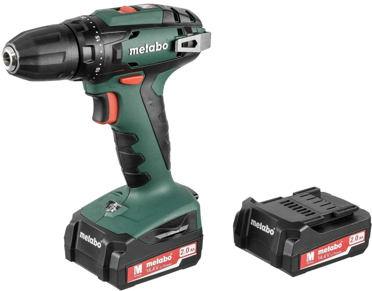 Metabo BS 14,4 Accuboormachine 602206530 - 21 standen - 2x 2000mAh