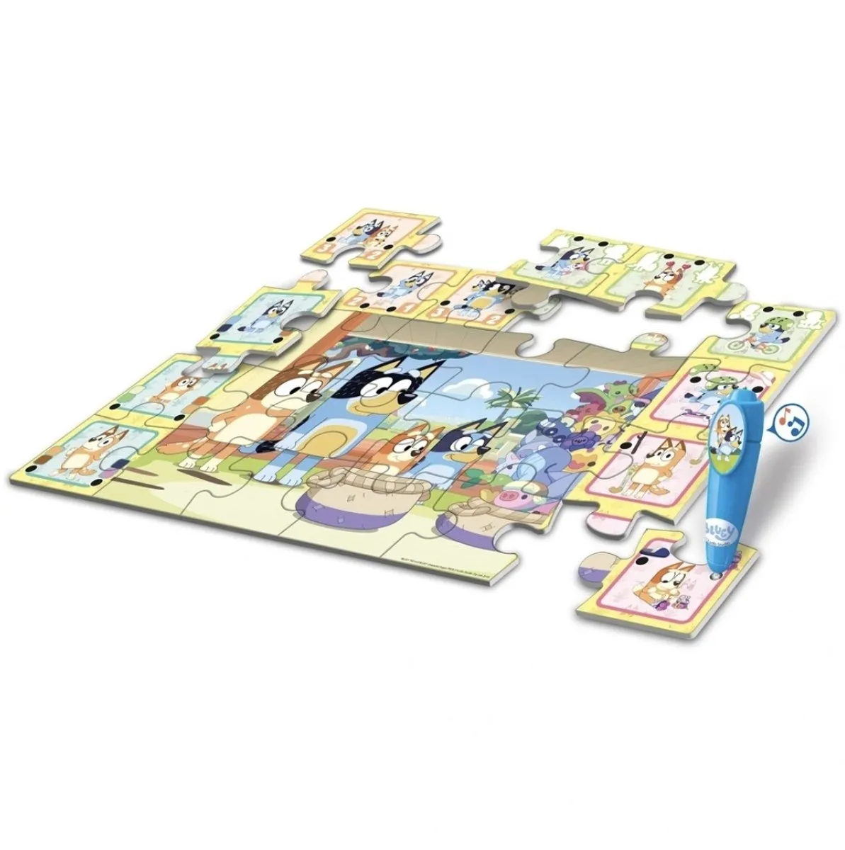 Clementoni Bluey Interactieve Vloerpuzzel 24 Stuks - Multi