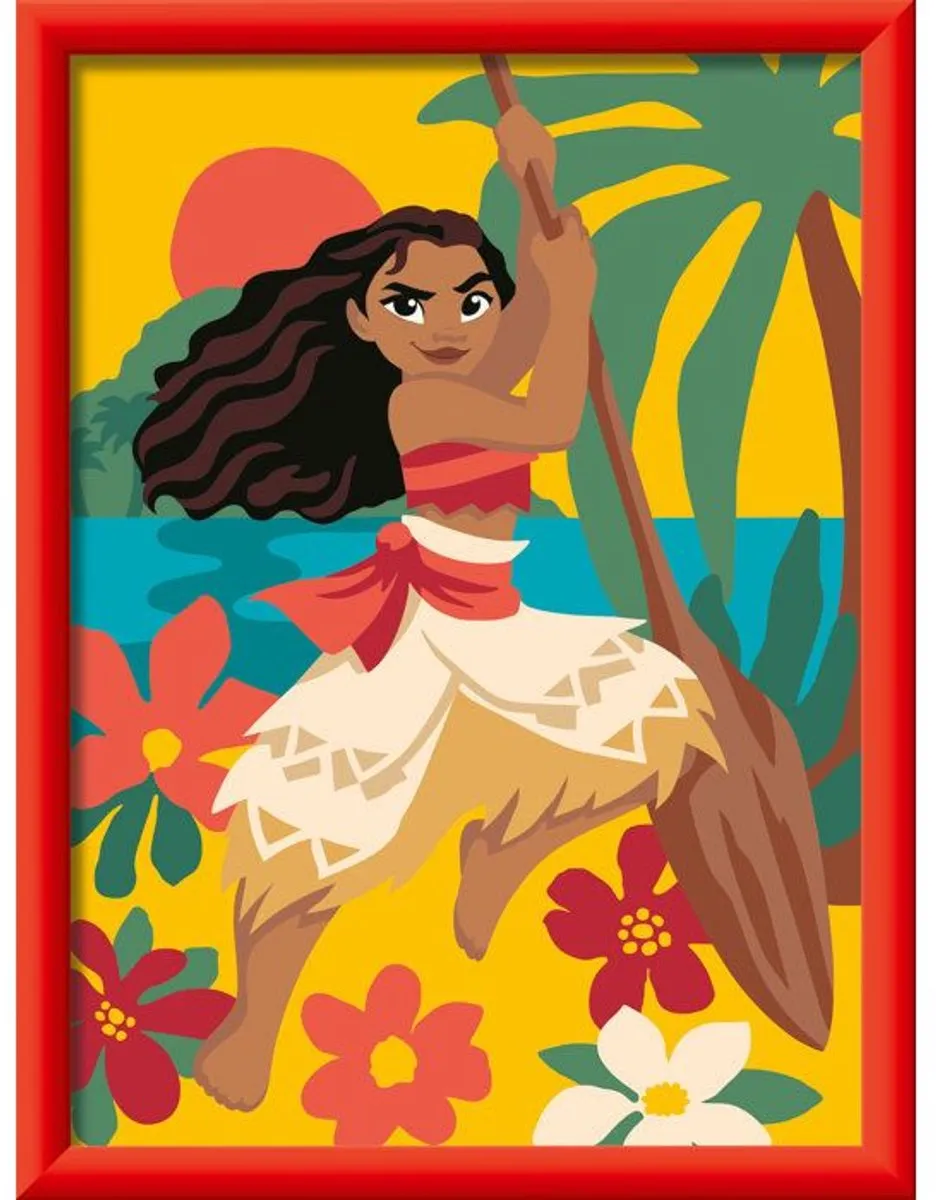 Ravensburger CreArt Moana Schilderen op nummer 18x24cm - 12023229 - Multicolor