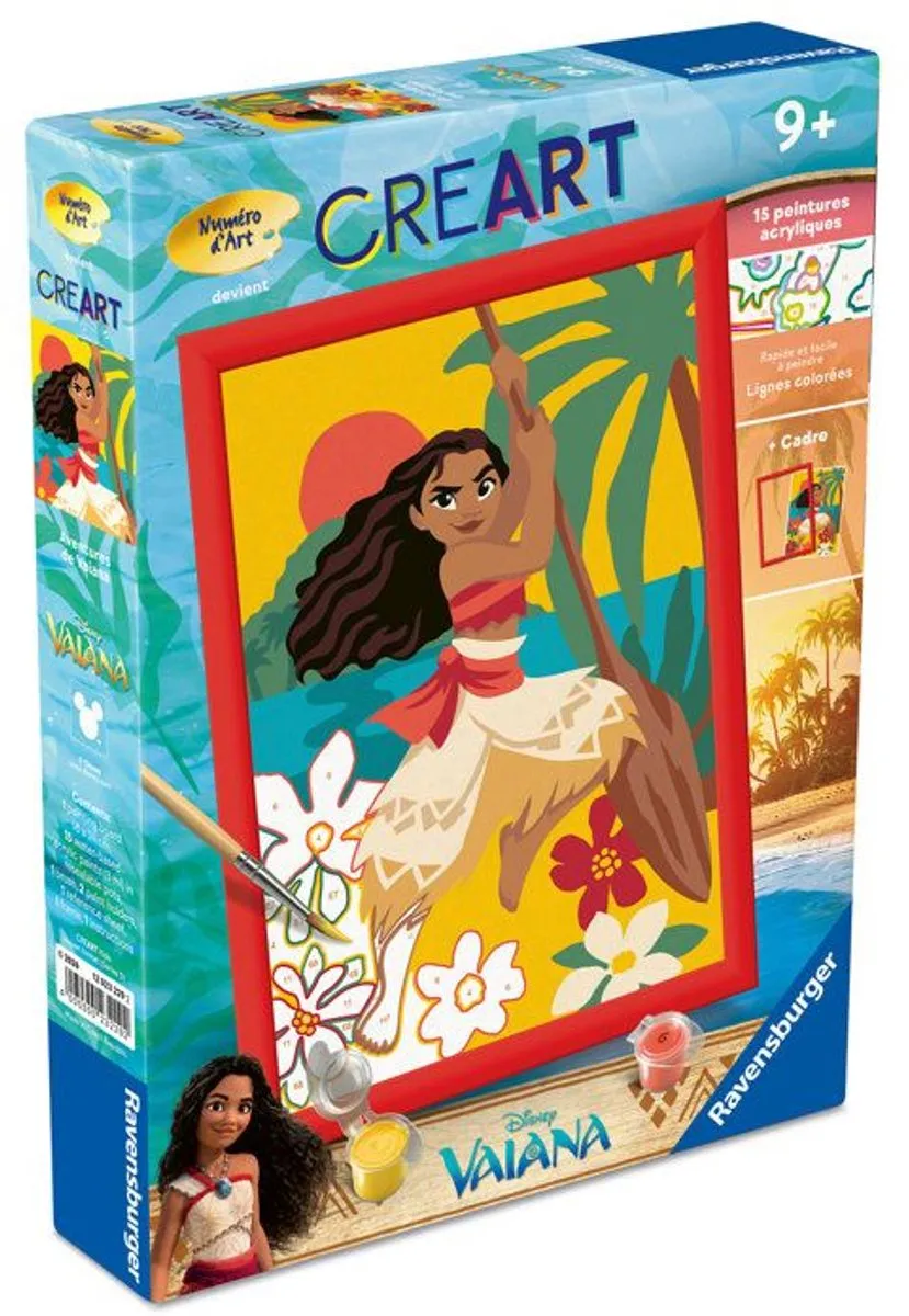 Ravensburger CreArt Moana Schilderen op nummer 18x24cm
