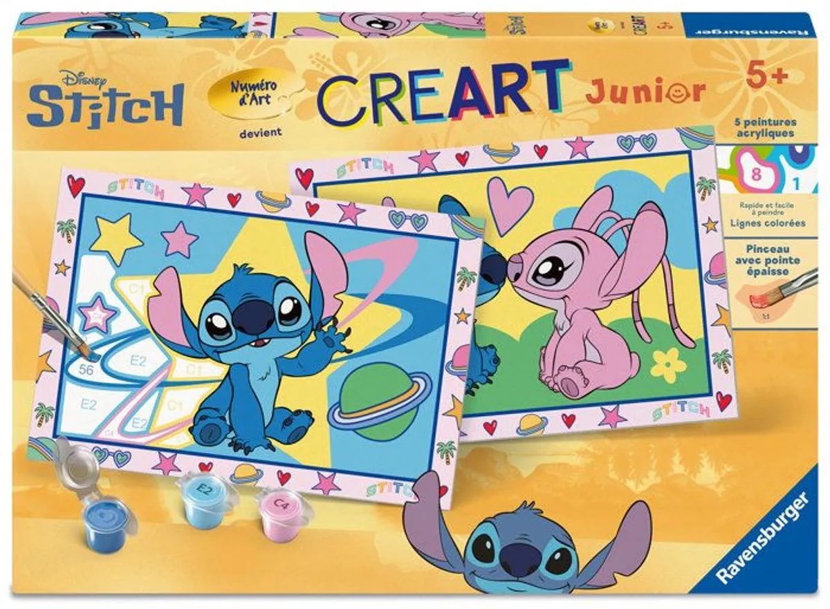 Ravensburger CreArt Junior Steek Paint by Numbers Kit - 12023214 - Multi