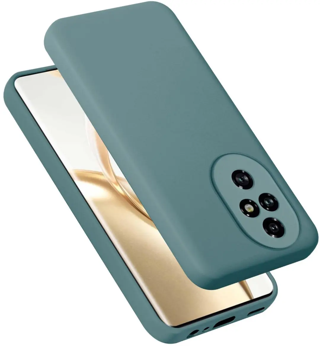 Cadorabo Hoesje geschikt voor Honor 200 Pro in LIQUID GROEN