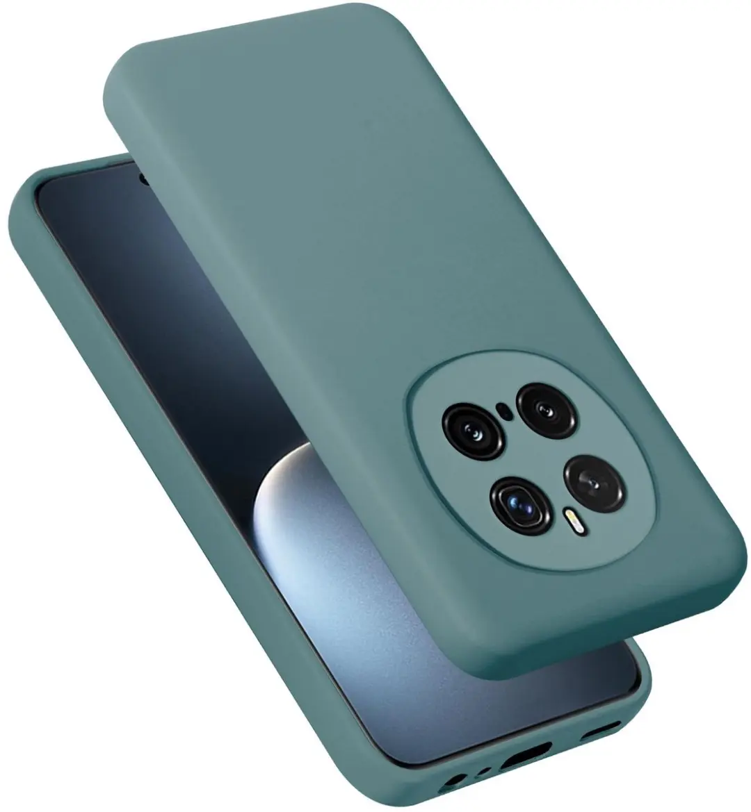 Cadorabo Hoesje geschikt voor Honor Magic 7 Pro in LIQUID GROEN