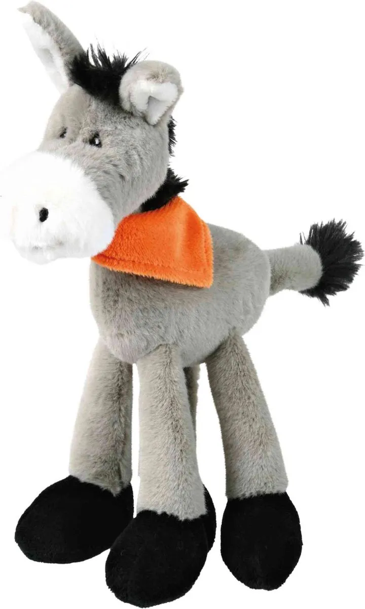 Trixie Pluche Ezel met Geluid 24cm