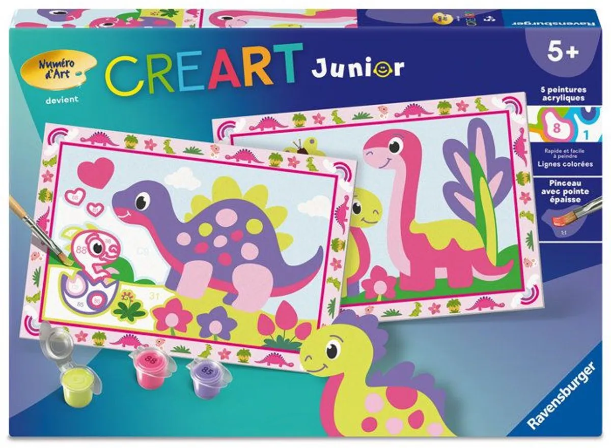 Ravensburger CreArt Junior Dinos Schilder-set
