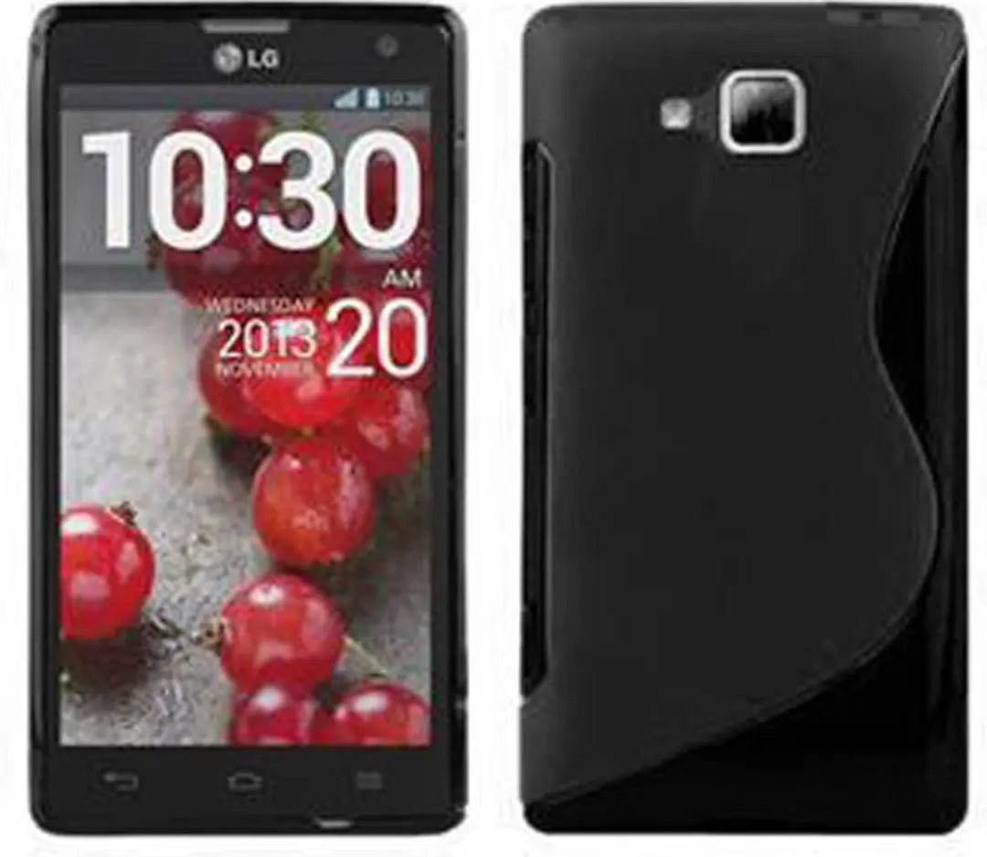 Cadorabo Hoesje geschikt voor LG L9 II in ZWARTE OXIDE