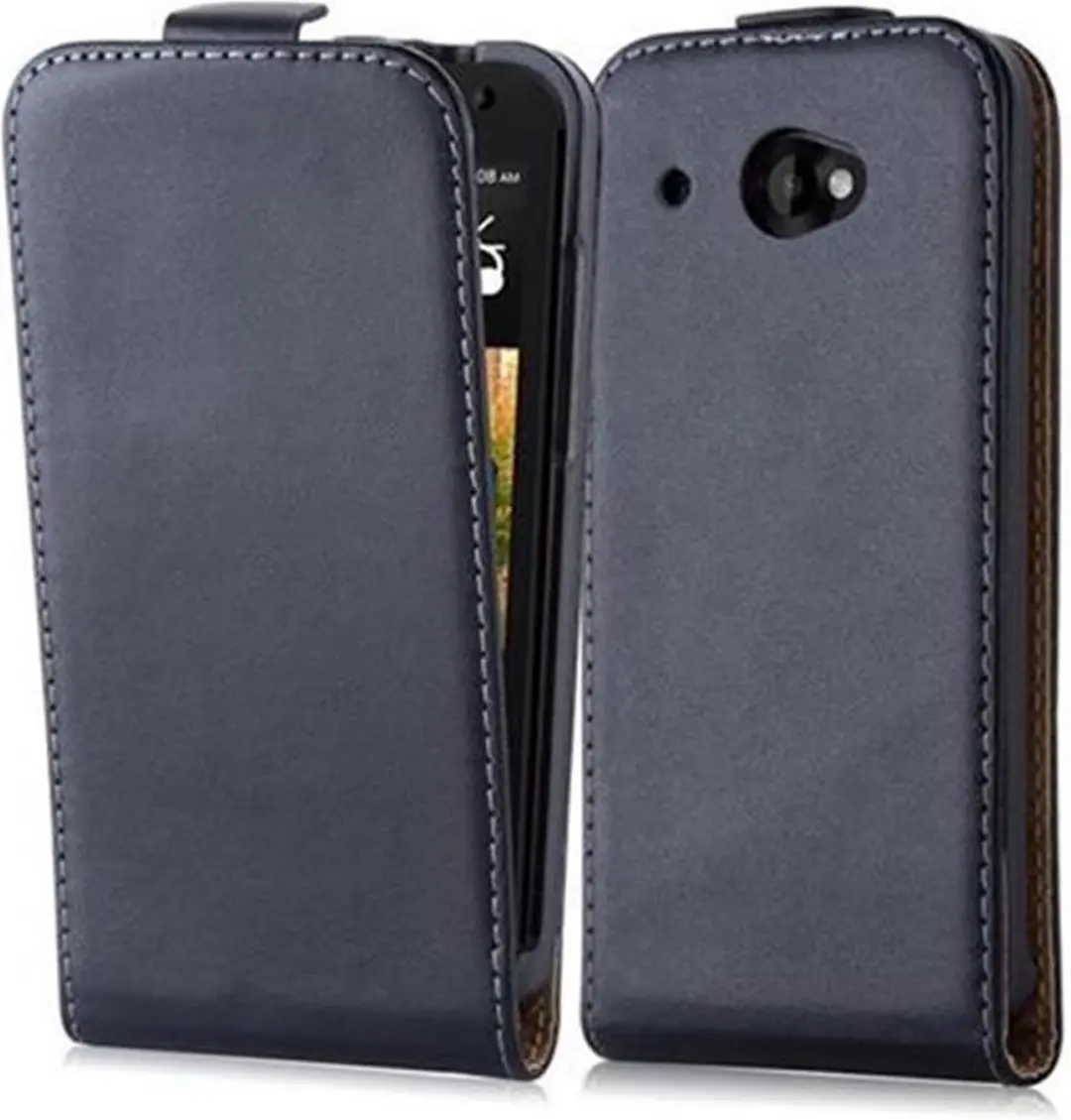 Cadorabo Hoesje geschikt voor HTC Desire 601 in KAVIAAR ZWART