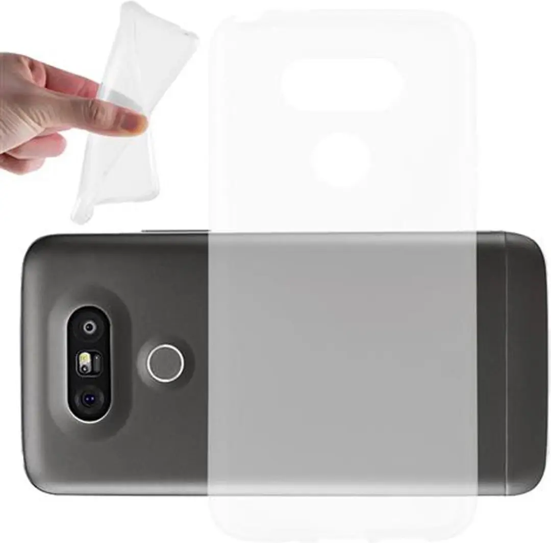 Cadorabo Hoesje geschikt voor LG G5 in VOLLEDIG TRANSPARANT