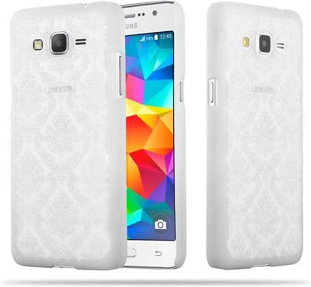 Cadorabo Hoesje geschikt voor Samsung Galaxy GRAND PRIME in WIT
