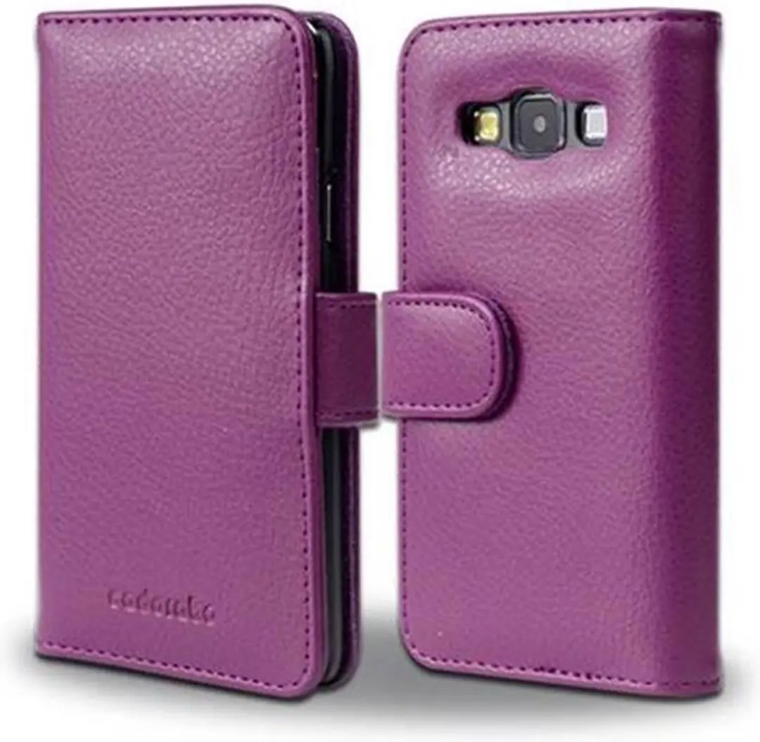 Cadorabo Hoesje geschikt voor Samsung Galaxy A3 2015 in BORDEAUX PAARS