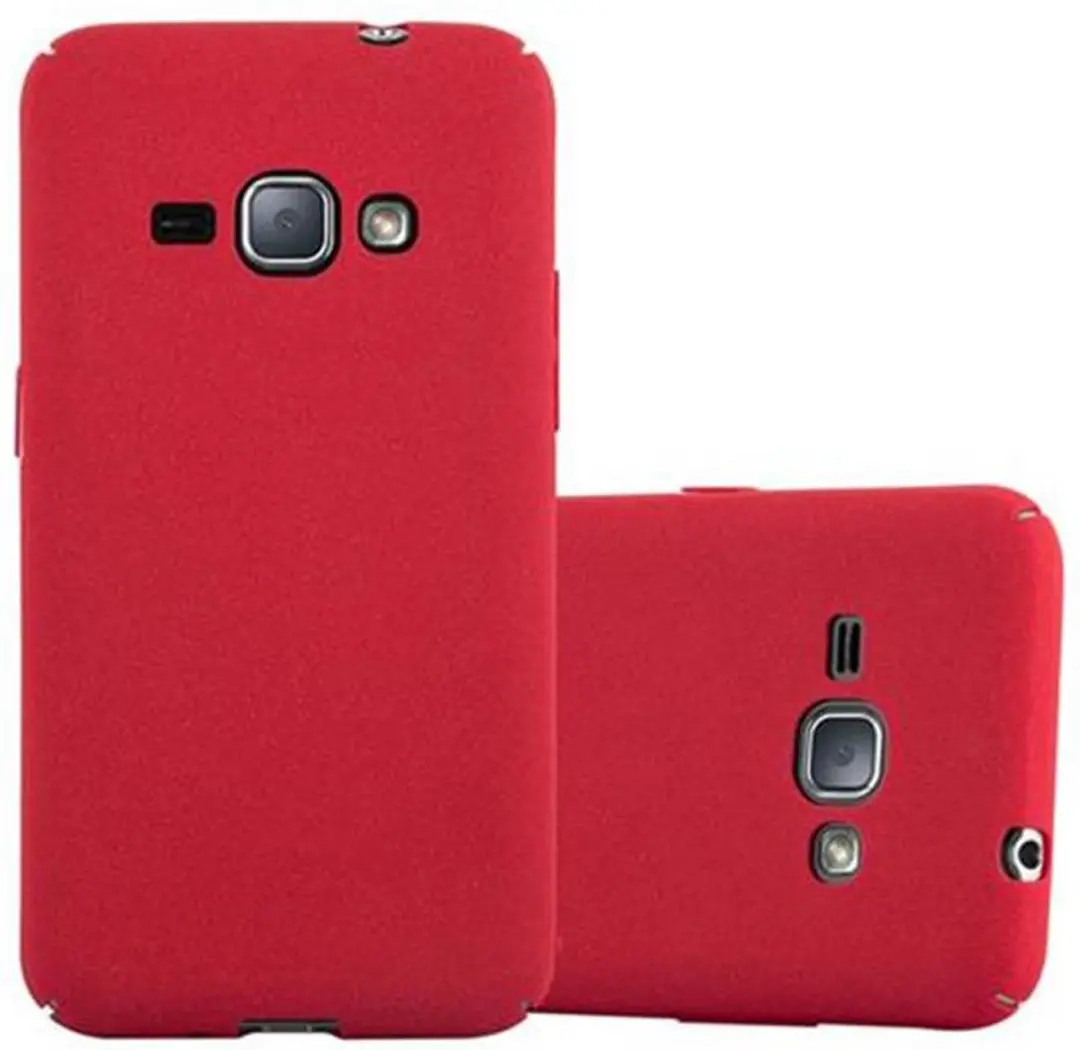 Cadorabo Hoesje geschikt voor Samsung Galaxy J1 2016 in FROSTY ROOD