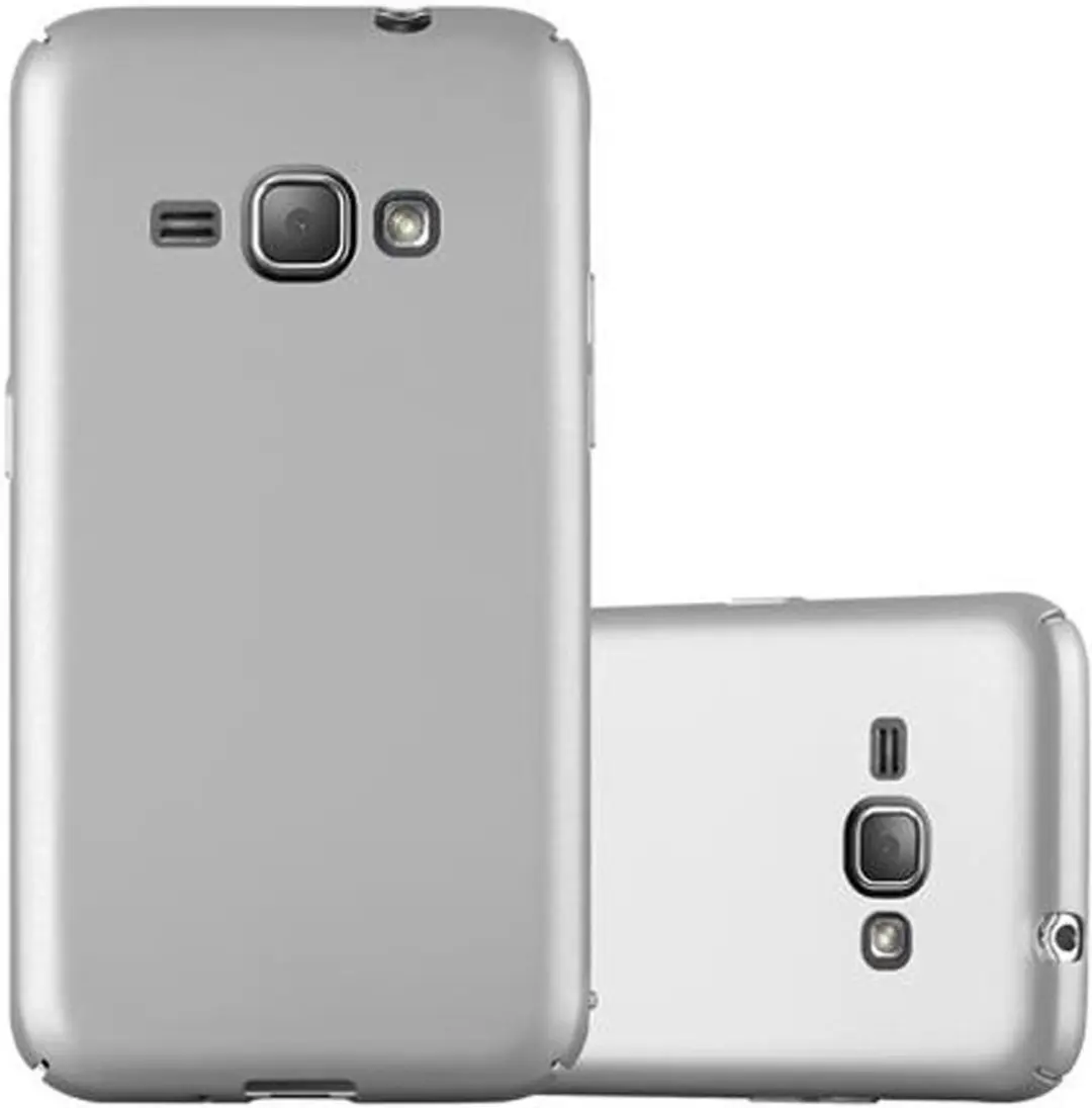 Cadorabo Hoesje geschikt voor Samsung Galaxy J1 2016 in METAAL ZILVER