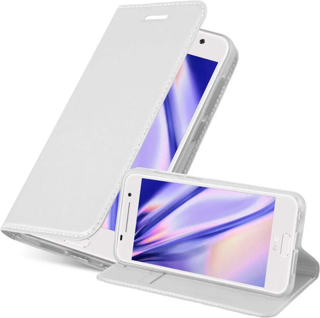 Cadorabo Hoesje geschikt voor HTC ONE A9 in CLASSY ZILVER